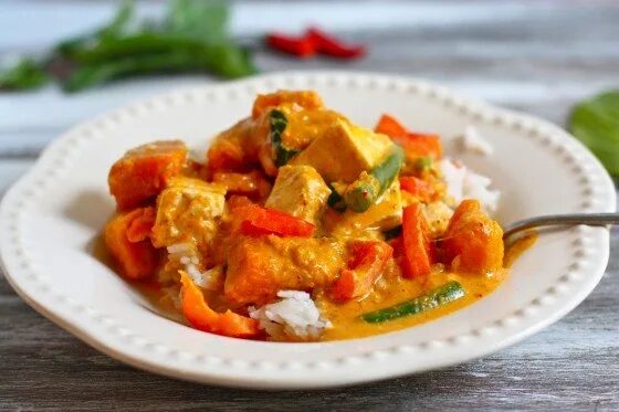 Рагу с курицей фото thai red curry with kabocha squash Kabocha squash recipe, Kabocha squash, Curry