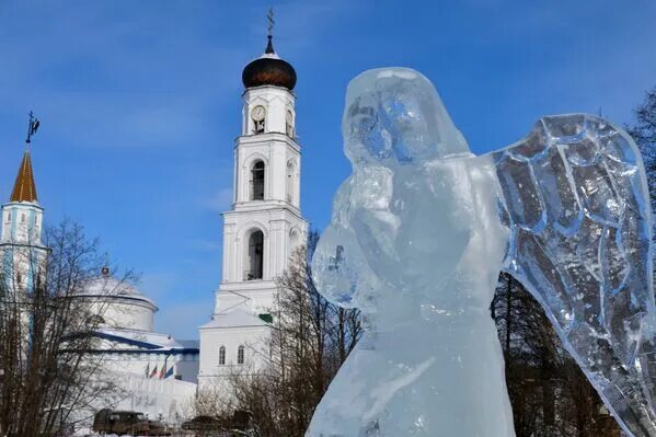 Раифский казань фото Строительство ледяного городка в Раифском монастыре - РИА Новости, 03.03.2020