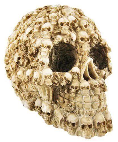 Рак костей фото скелета Human Skull Decorated with Skeletons and Skulls Halloween skull decorations, Sku