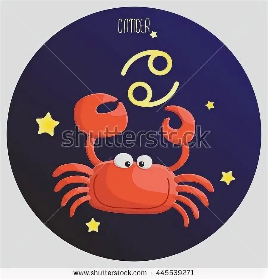 Рак знак зодиака фото символов Stock Photo and Image Portfolio by paggiest Shutterstock Cartoon illustration, C