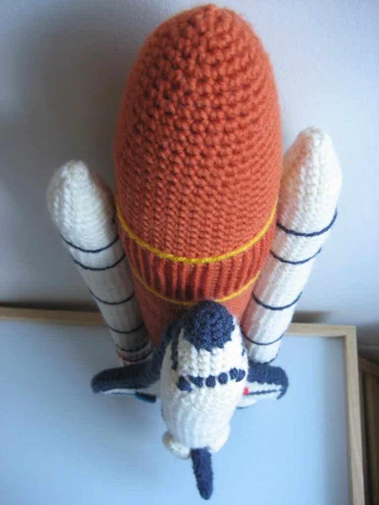 Ракета вязаная крючком схема и описание Crochet Space Shuttle I had way too much fun crocheting my. Flickr