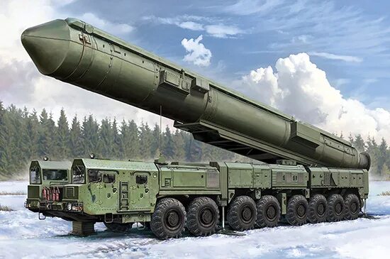 Ракетные установки фото и название 82952 15U175 TEL of RS-12M1 Topol-M ICBM complex