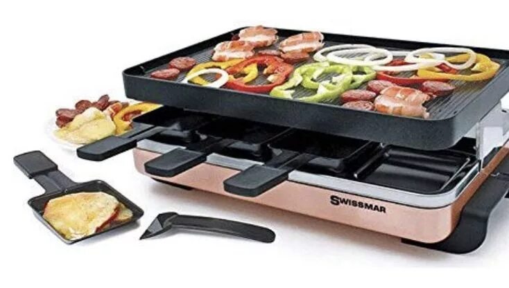 Раклетница рецепты приготовления с фото Swissmar Copper Raclette Meat restaurant, Grilled desserts, Meat dishes