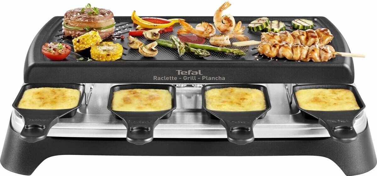 Раклетница рецепты приготовления с фото Купить TEFAL Raclette Multi RE459812 Partygrill, цена 10 690 руб - (355222714403