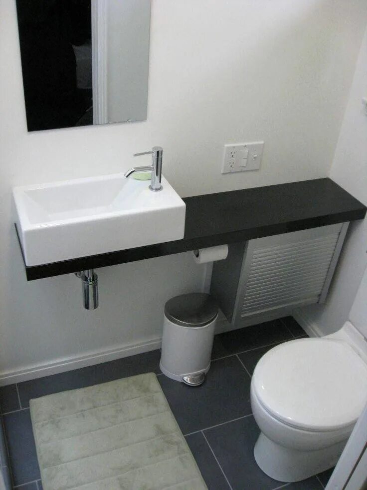 Раковина над туалетом фото Small Wall Hung Bathroom Sink Best Of Bath Vanity From Appliance Cabinet Ikea Ha