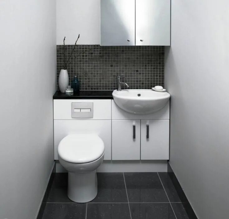 Milano Series 300 Combination Toilet & Basin Unit Space saving bathroom, Small t