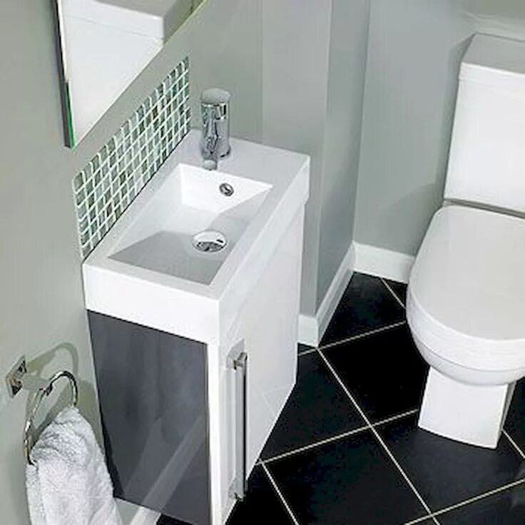 Раковина над туалетом фото Space Saving Toilet Design for Small Bathroom Home to Z Ensuite bathroom designs