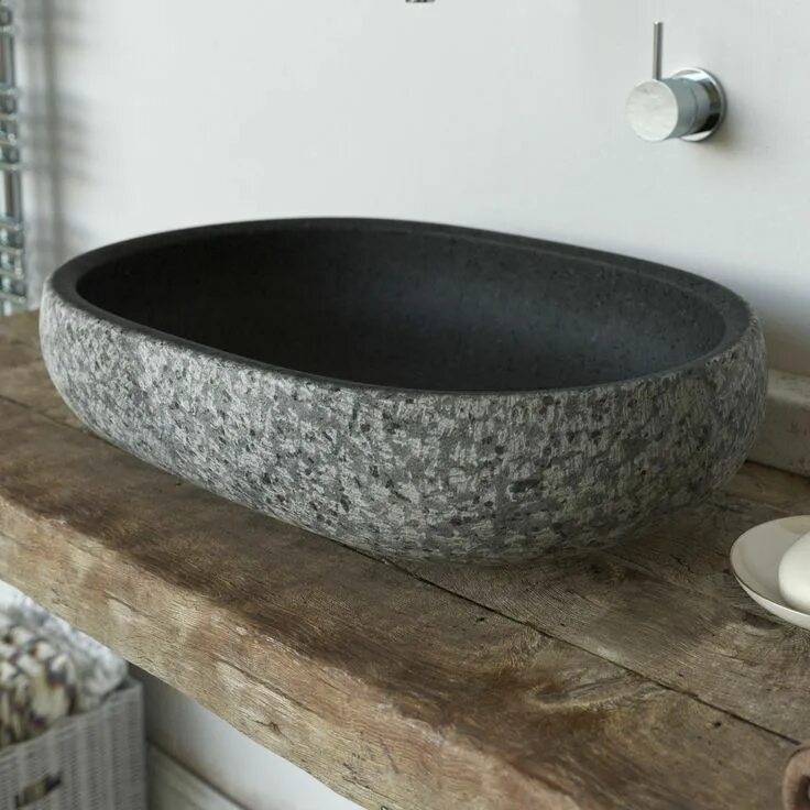 Раковина под камень фото Pin on Bathroom Inspirations Stone bathroom sink, Ceramic bathroom sink, Vintage