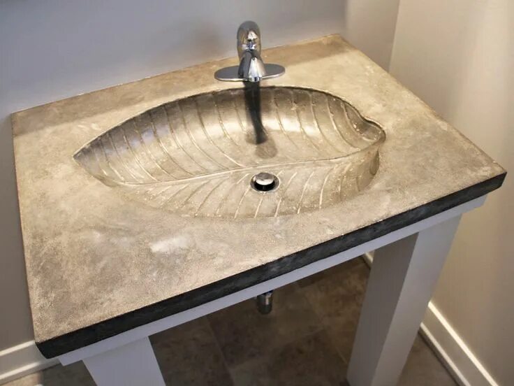 Раковина своими руками фото Pin on Kaspó Concrete design, Concrete countertops, Concrete art