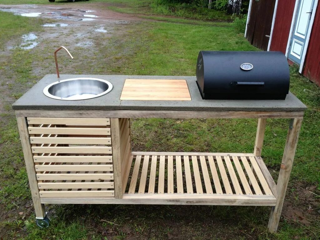 Раковины на дачу фото The Perfect Barbeque Diy bbq, Diy backyard, Diy outdoor kitchen