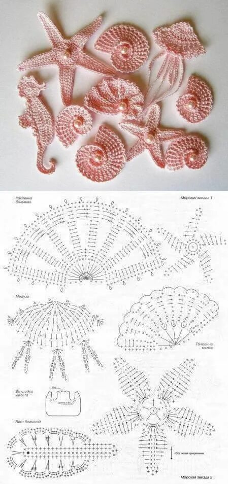 Ракушка крючком схема и описание для начинающих крючок-мелочи МАК Маки, Мелочи