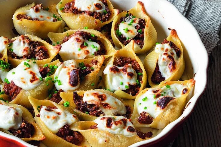 Ракушки с фаршем в духовке фото Pranzo di Pasqua: 10 primi piatti, ideali da preparare prima Ricette, Cibo, Idee