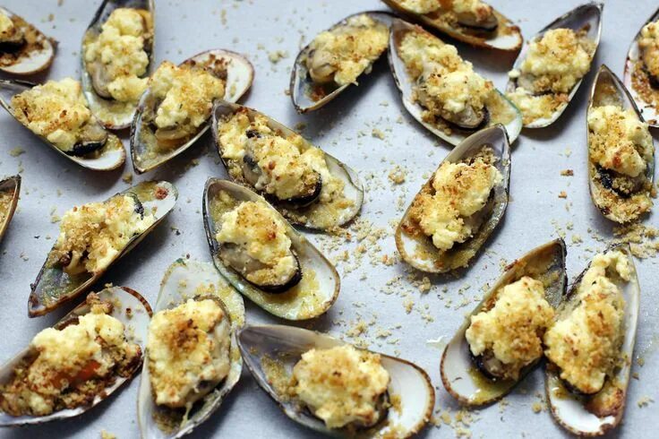 Ракушки в духовке рецепт с фото Baked Tahong (Baked Mussels) Recept