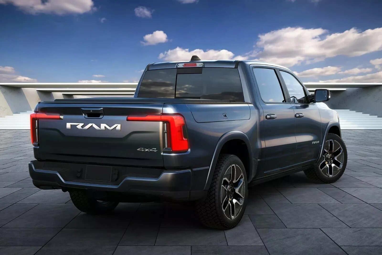 Рам автомобиль цена пикап новый фото Ram 1500 REV 2025 получил батарею впечатляющей ёмкости - 229 кВтч - новость от А