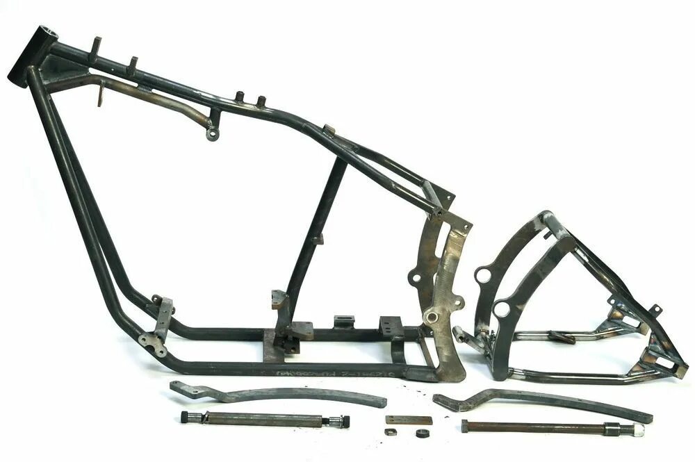 Рама мотоцикла урал фото Wide Drive FXST Frame For Harley Davidson Big Twin (NEW) MSO Quadro de moto, Tri