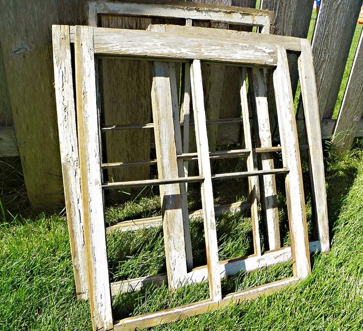 Рама на дачу своими руками MightyCrafty: Window Frames Old window projects, Old window frames, Window proje