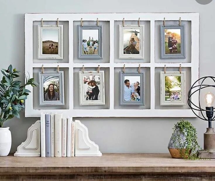 Рама на стене в интерьере Farmhouse Wall Decor Ideas