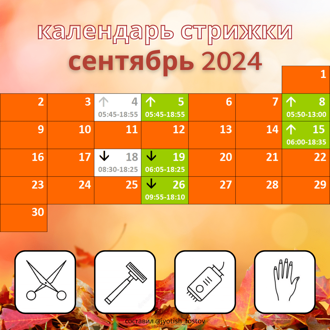 Рамблер календарь стрижек на сентябрь 2024 Календарь стрижки: сентябрь 2024 - проект Анатолия Змушко