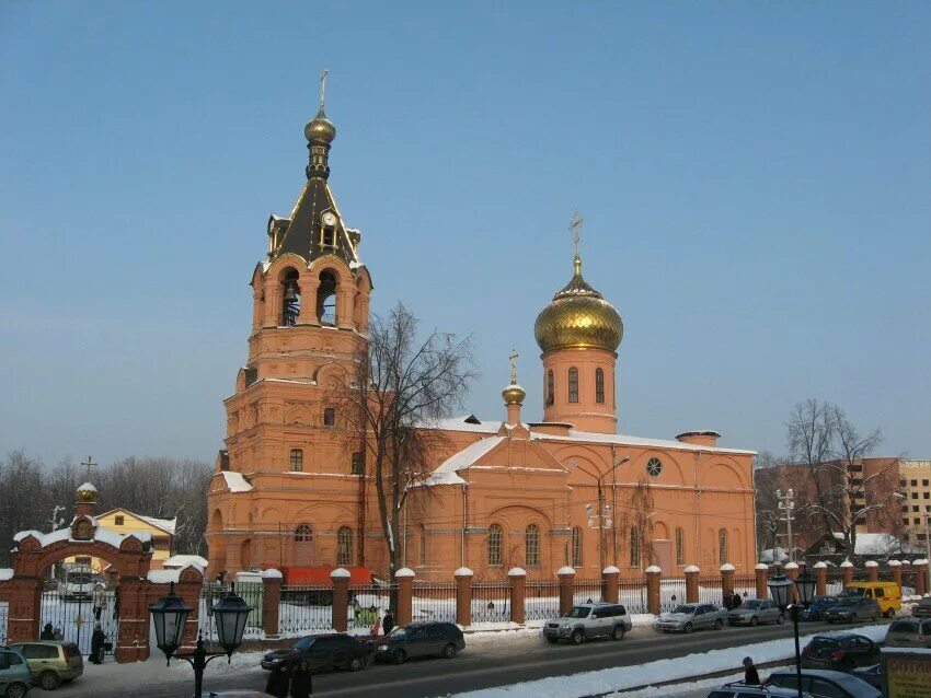 Раменская церковь фото Панорама: Церковь Бориса и Глеба в Раменском, православный храм, Первомайская ул