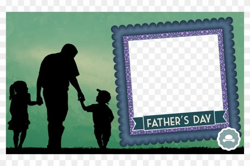 Рамка для фото с днем отца Happy Fathers Day Frame, HD Png Download - 800x480 (#630387) - PinPng