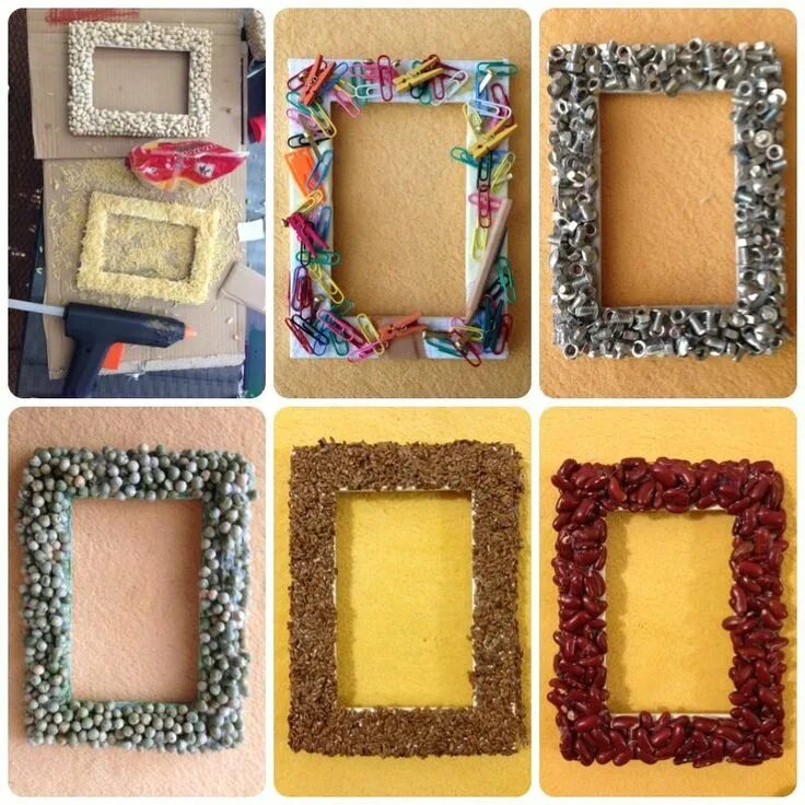 Рамка для фото своими руками из бумаги Bilderrahmen - holzideen - #Bilderrahmen #holzideen Picture frame crafts, Frames