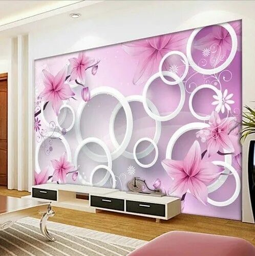 Рамка на фото обои на стены Оформление стен цветами - Домашний hand-made Wall decals living room, Home wall 