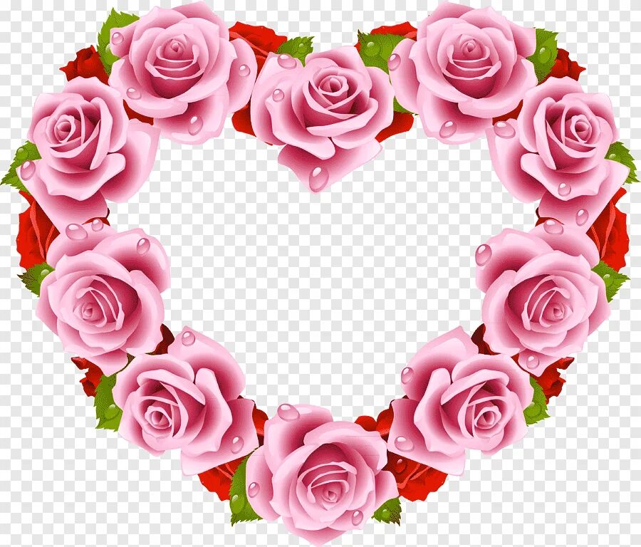 Рамка сердце из цветов для фото пнг Rose Heart Flower graphy, flower heart, love, flower Arranging png PNGEgg