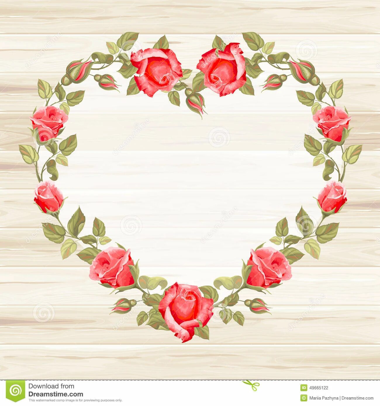 Рамка сердце из цветов для фото пнг Wreath from rose stock vector. Illustration of love, inscription - 49665122