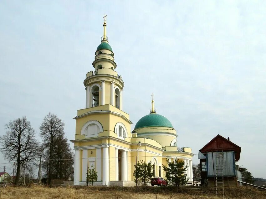 Рамкад совхозная ул 6 село архангельское фото Panorama: Церковь Архангела Михаила, orthodox church, Russia, Moscow Region, Ruz