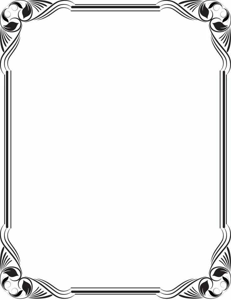 Рамки черно белые фото Decorative PNG Frame Bordes Y Marcos, Marcos Para Texto Clip art frames borders,