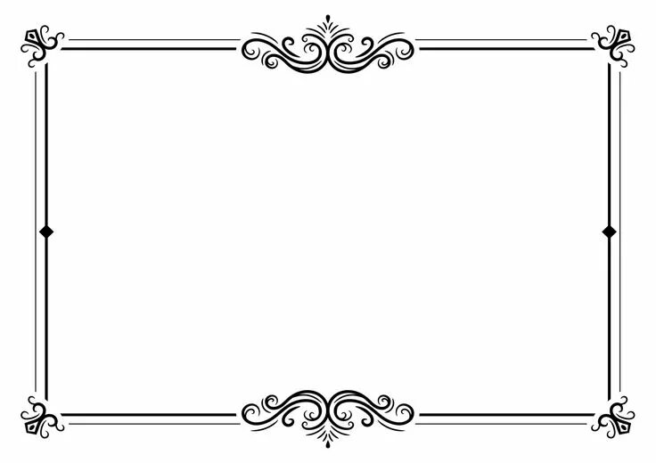 Рамки черно белые фото Plantillas para diplomas y certificados Photo frame ornaments, Free frames, Flow