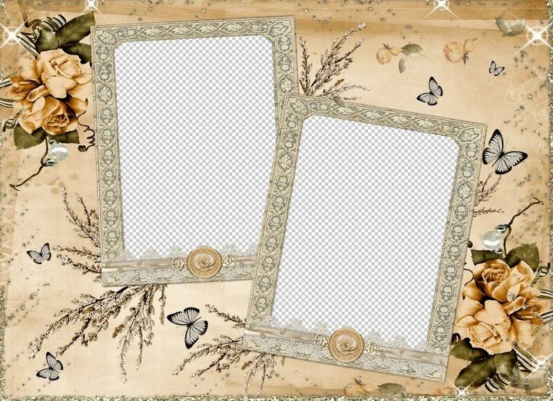 Рамки для фото поле Romantic Picture Frame Template - My love