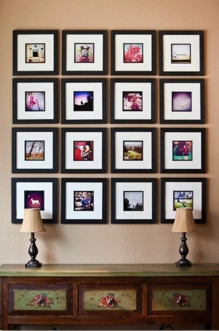 Picture frame collage wall - Complete! in 2024 Frame wall collage, Frames on wal