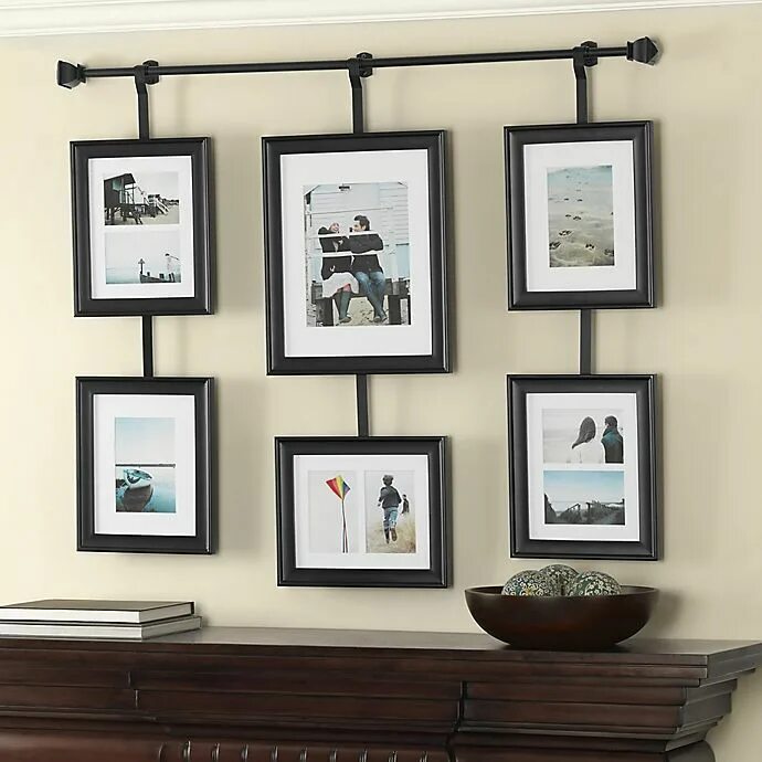 Рамки на стену своими руками фото Wall Solutions Rod and Frame Set Bed Bath and Beyond Canada Family wall decor, P