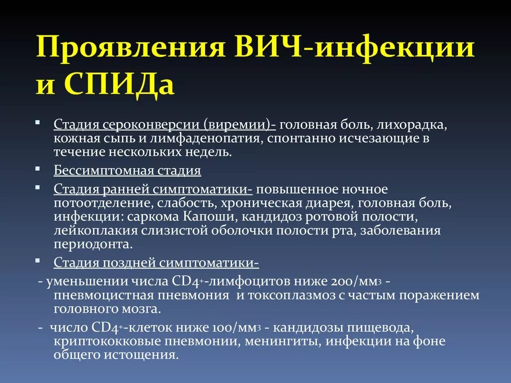 Ранние симптомы вич фото Первые признаки заражения вич инфекцией