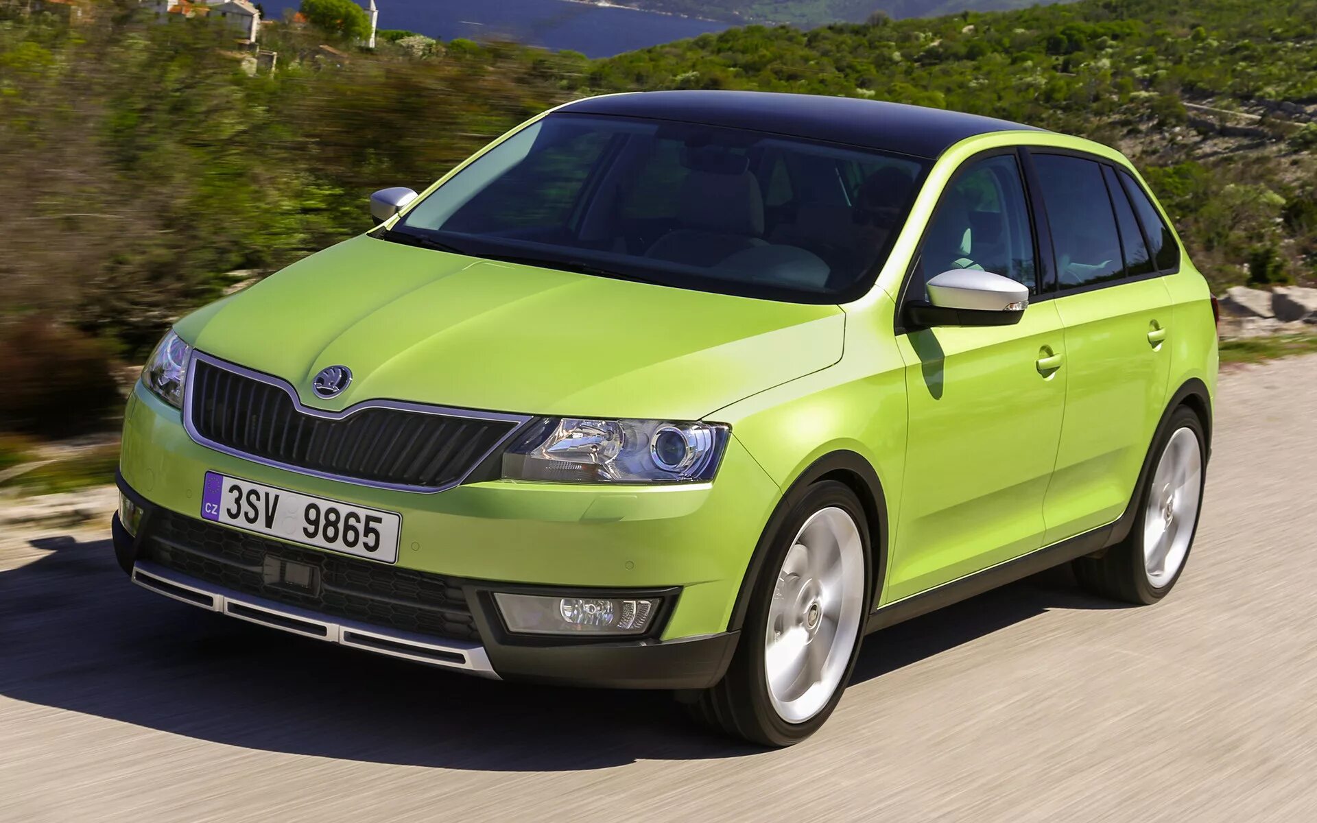 Рапид фото автомобиля 2015 Skoda Rapid Spaceback ScoutLine - Wallpapers and HD Images Car Pixel