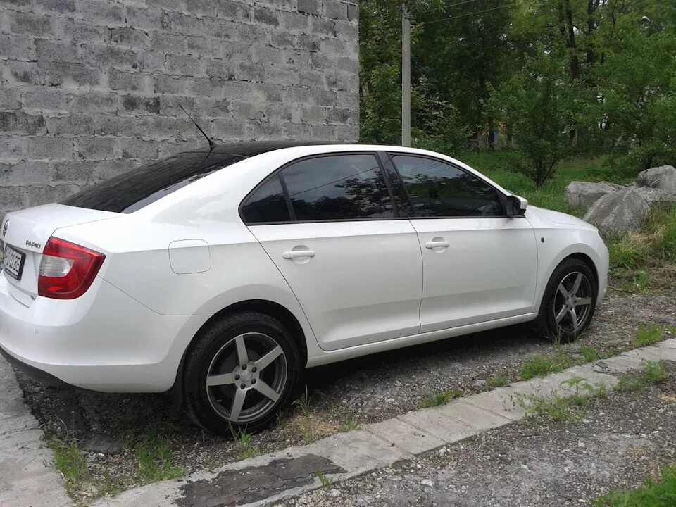 Рапид на 16 дисках фото Новые диски - Skoda Rapid (1G), 1,6 л, 2013 года колёсные диски DRIVE2