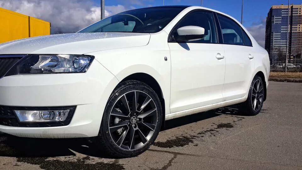 Рапид на 16 дисках фото Savio 17 & Toyo Proxes Sport. Шок и трепет - Skoda Rapid (1G), 1,4 л, 2017 года 