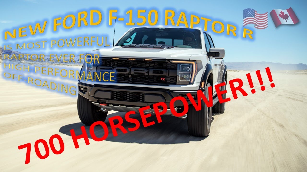 Раптор автомобиль фото 2023 Ford F-150 Raptor R First Look MOST POWERFUL RAPTOR EVER 700HP -Carspecs Tv