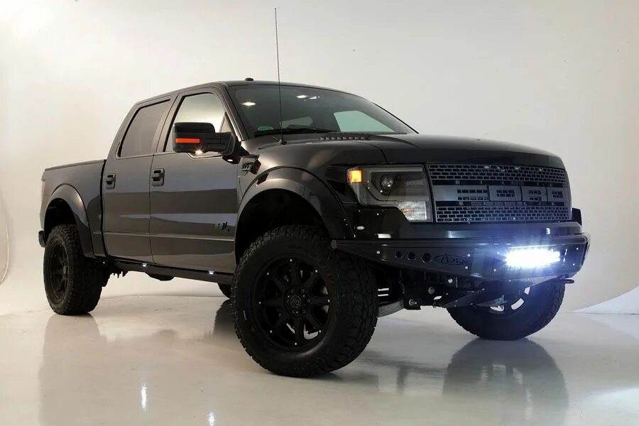 Раптор автомобиль фото Ford Raptor Matte Black Bumper Ford raptor, Desert design, Custom wheels trucks