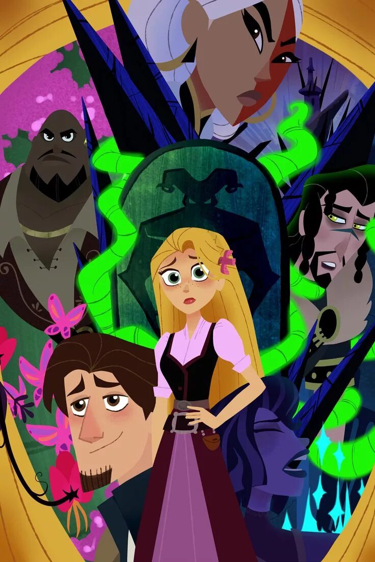 Рапунцель новая история фото Pin on Tangled-the series Tangled cartoon, Disney drawings, Disney tangled