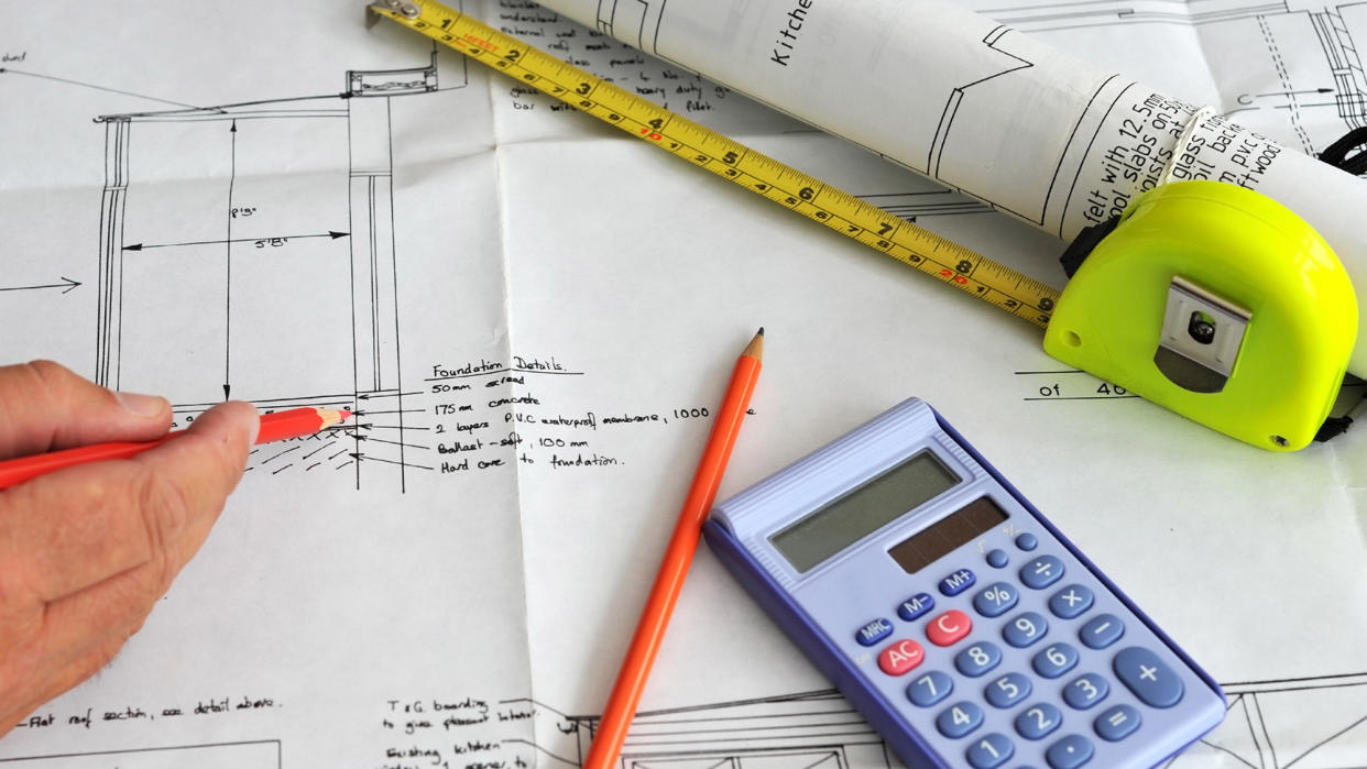 Расчет дома онлайн калькулятор с чертежами How to Calculate Square Feet, Even If Your Home Is a Hexagon