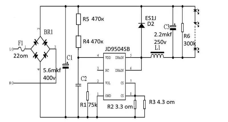 Расчет драйвера для светодиодного светильника своими Ответы Mail.ru: Переделка драйвера светодиодной лампы в ИБП