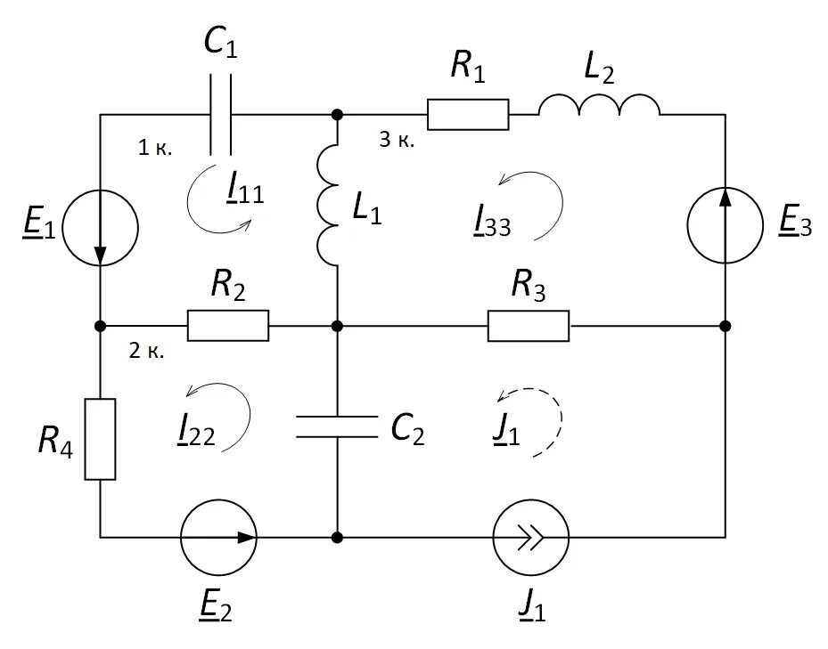 Расчет электрических схем Метод контурных токов для расчёта электрических цепей FaultAn.ru Дзен