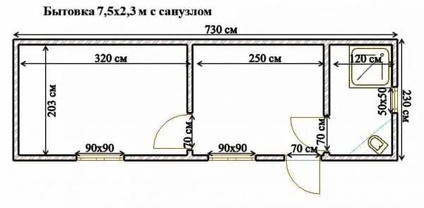 Расчет проводов и схемы подключения бытовки Как построить двухкомнатную дачную бытовку с душем и туалетом