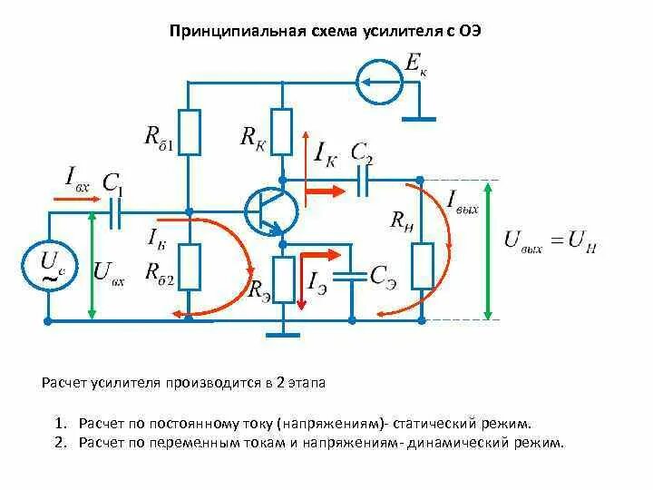 Расчет схемы усилителя Картинки УСИЛИТЕЛИ НАПРЯЖЕНИЯ МОЩНОСТИ ТОКА