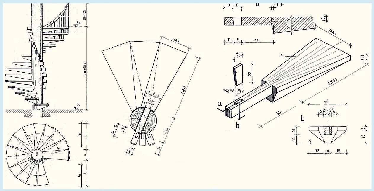 Расчет винтовой лестницы чертежи Как правильно рассчитать винтовую лестницу: советы специалистов - VseoLestnicah