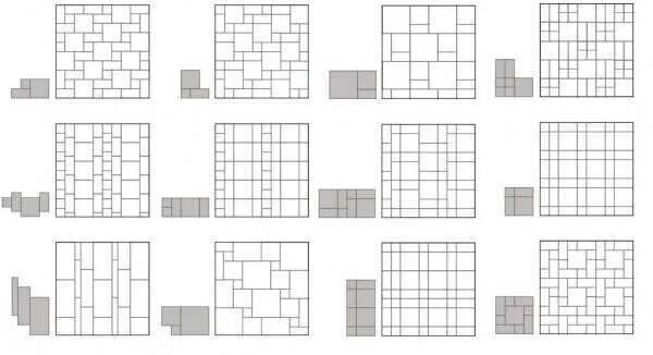 Раскладка плитки новый город фото схемы Схема укладки тротуарной плитки новый город фото - PwCalc.ru