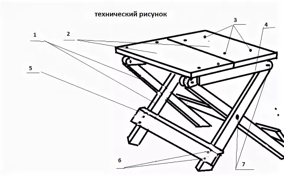 складная табуретка из дерева чертеж: 11 тыс изображений найдено в Яндекс.Картинк