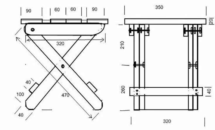 Раскладная своими руками чертежи складная табуретка из дерева чертеж: 11 тыс изображений найдено в Яндекс.Картинк
